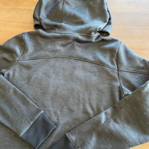 Under Armour Womens BIG LOGO Hooded Cold Gear Sweatshirt‎ Medium M Dark Gray - Picture 5 of 7